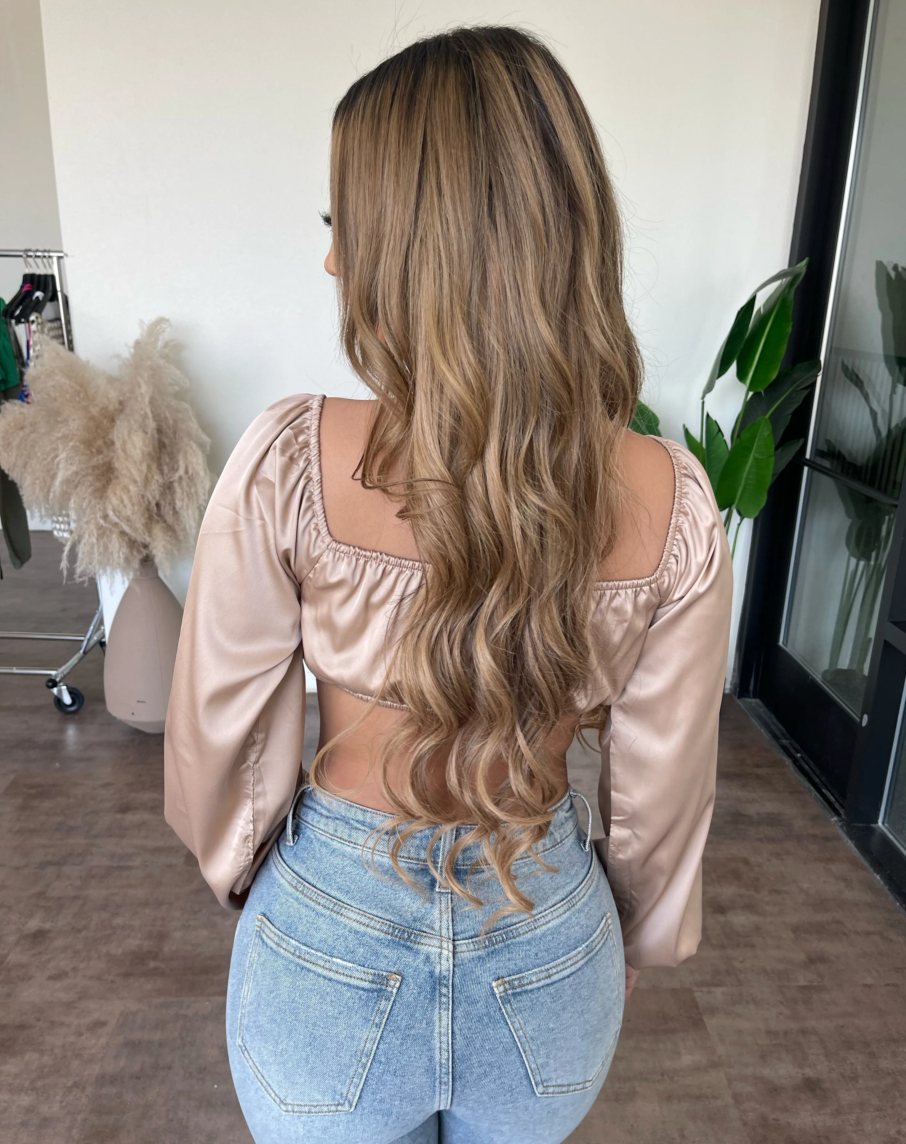 Margot Cropped Top(Taupe) sold by OOTDFash product image thumbnail 2