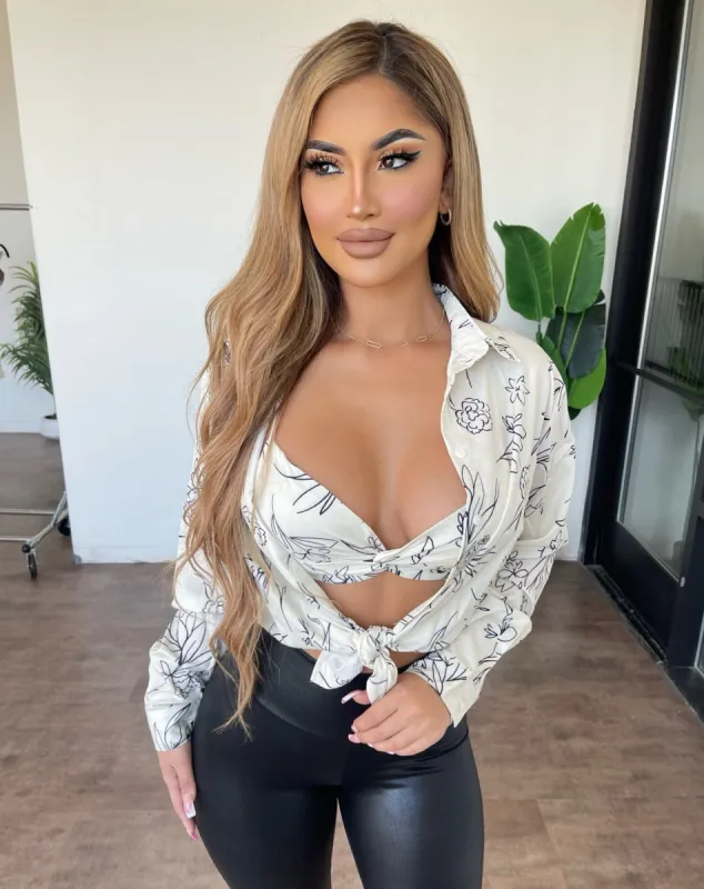 Jill Double Top Set(White) sold by OOTDFash