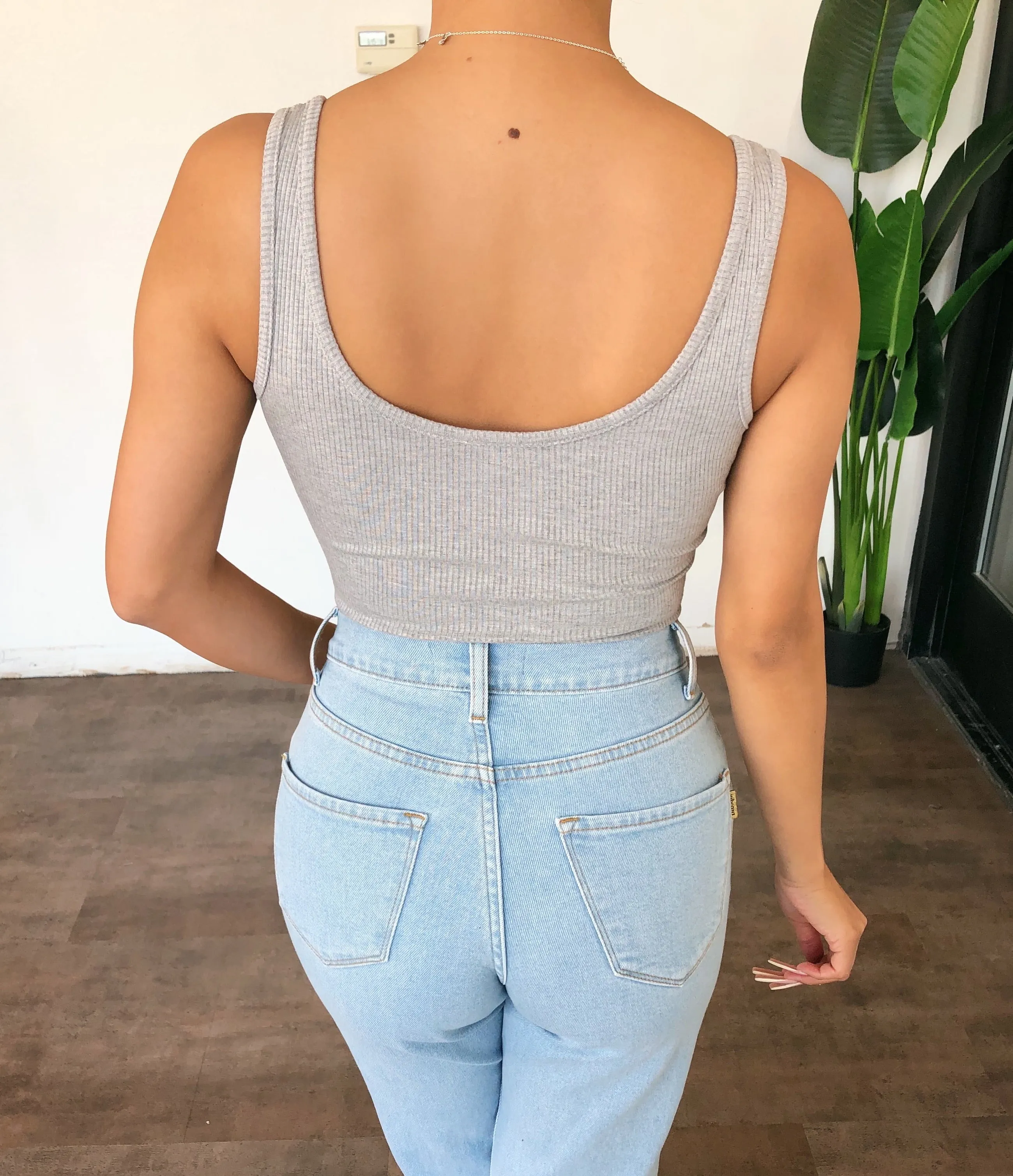 Pamila Zipper Bodysuit(Grey) sold by OOTDFash product image thumbnail 2