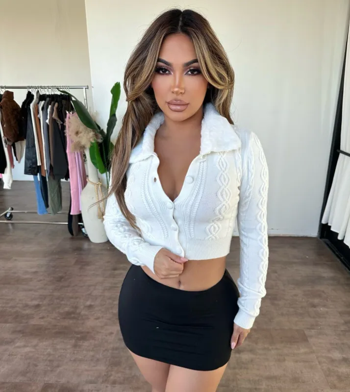 Destiny Sweater Top(Ivory) sold by OOTDFash