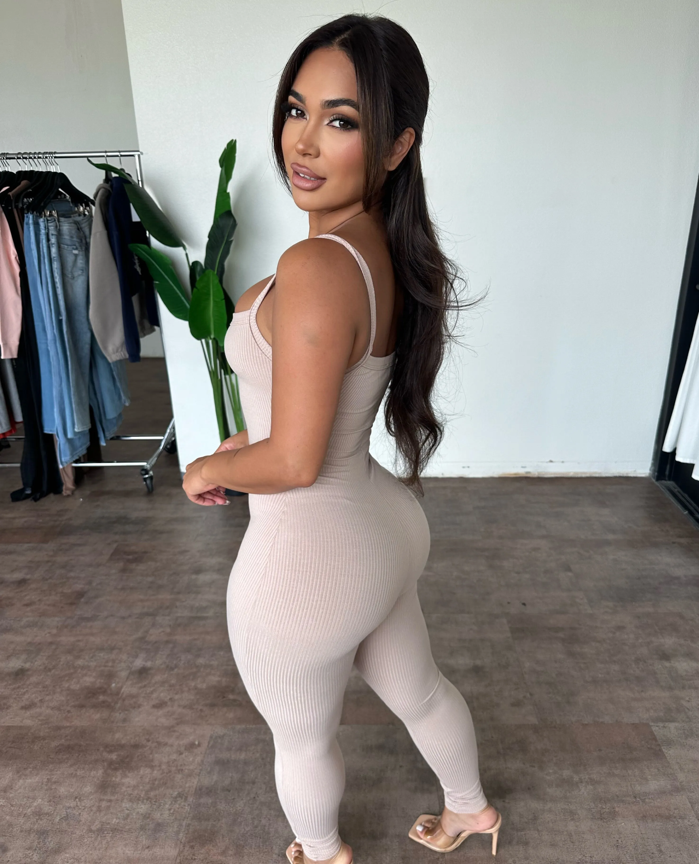 Ashley Jumpsuit (Taupe) sold by OOTDFash product image thumbnail 2