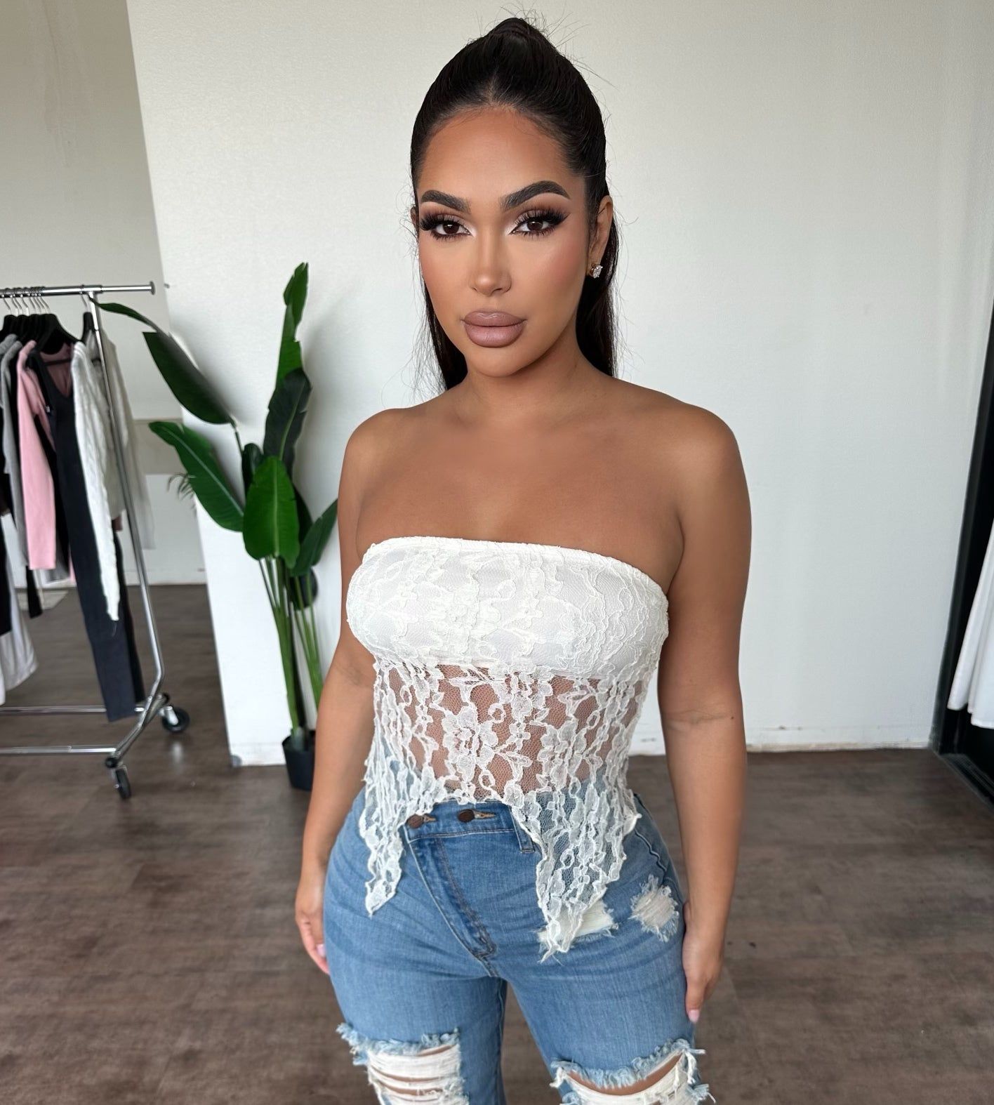 Maddy Top (Cream) sold by OOTDFash