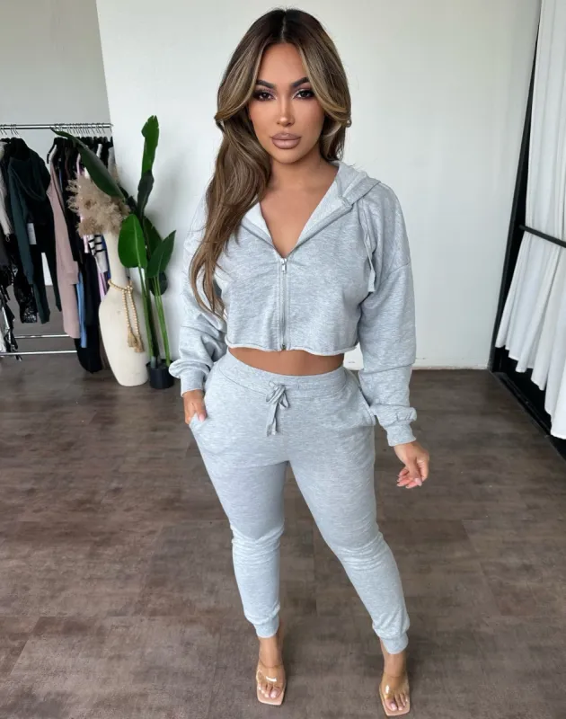 Justice Jogger (Heather Grey) sold by OOTDFash