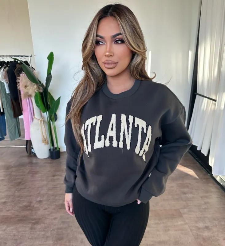 Atlanta Sweater (Charcoal) sold by OOTDFash