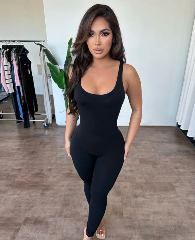 Nelly Jumpsuit (Black) sold by OOTDFash