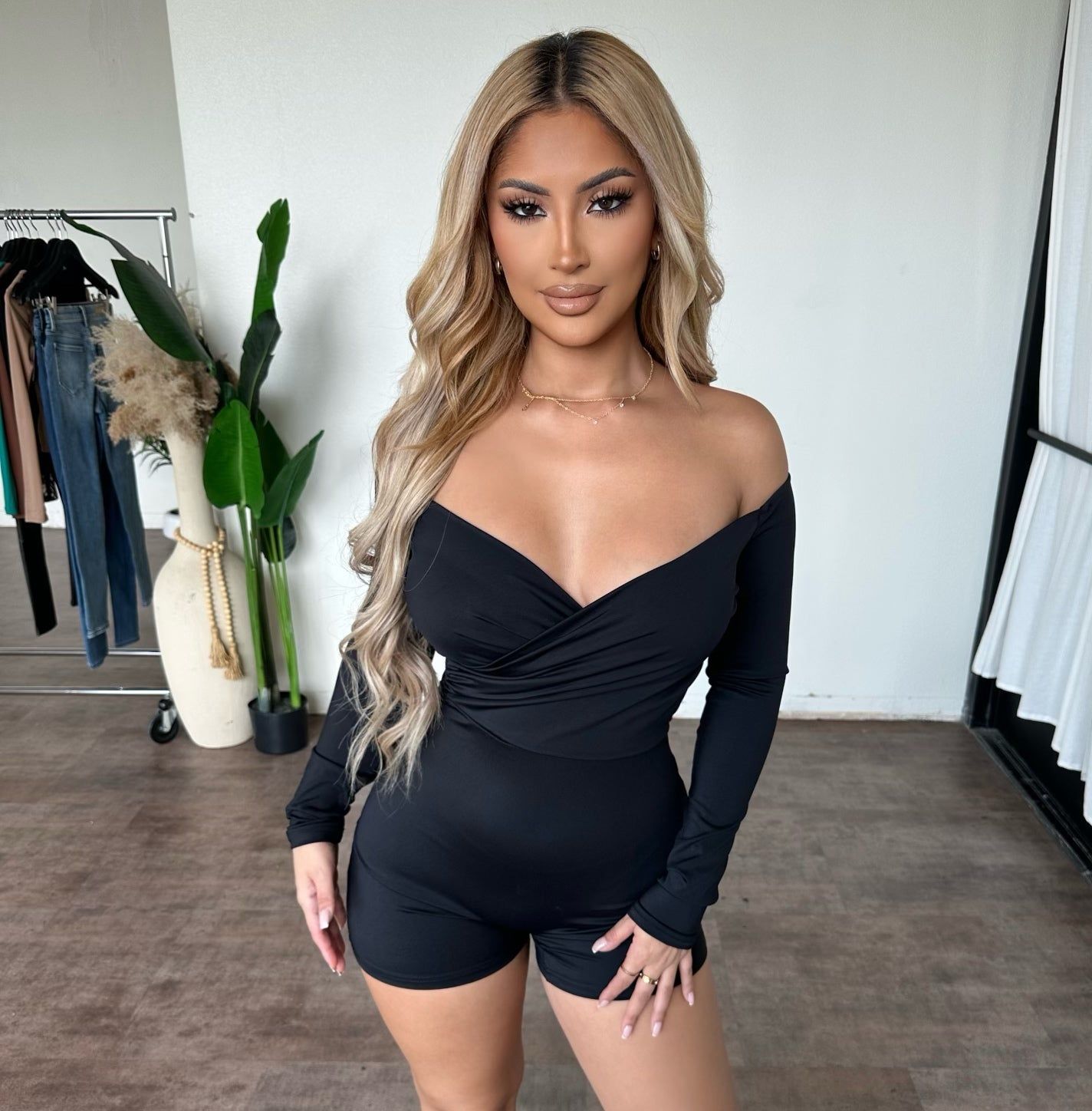 Arleth Romper (Black) sold by OOTDFash