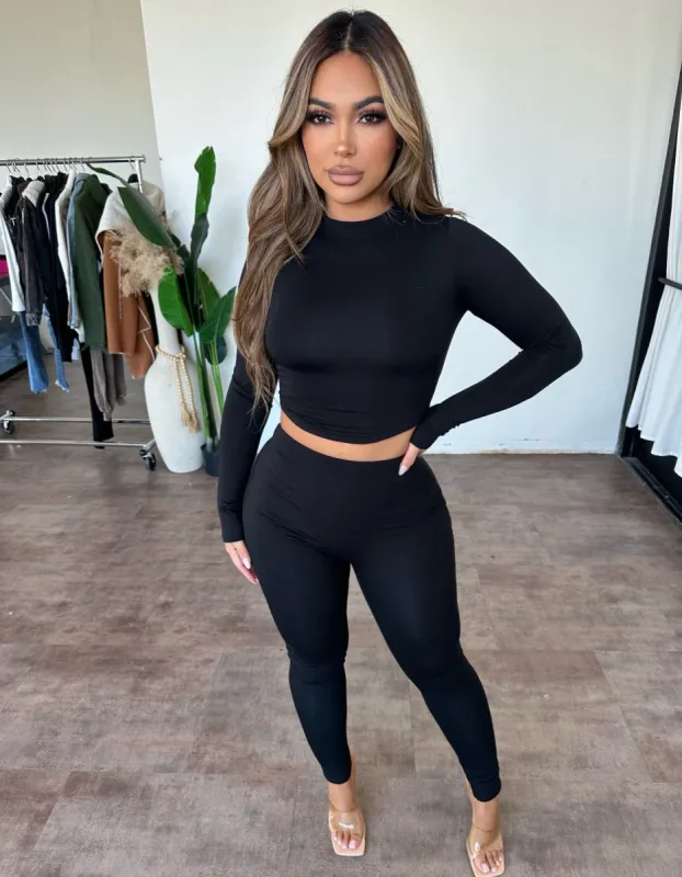 Trish Two Piece Set(Black) sold by OOTDFash