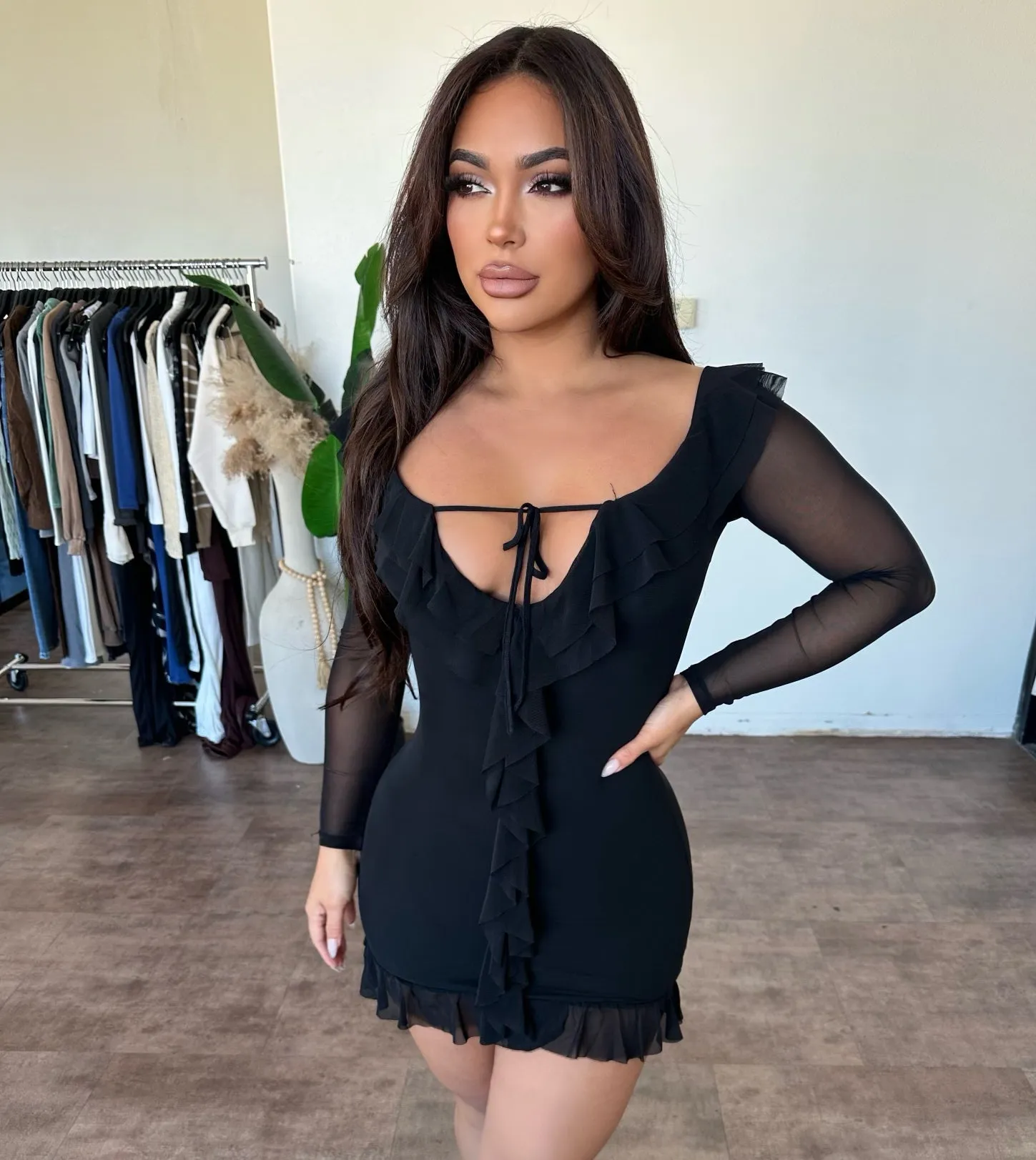 Kaia Dress (Black) sold by OOTDFash