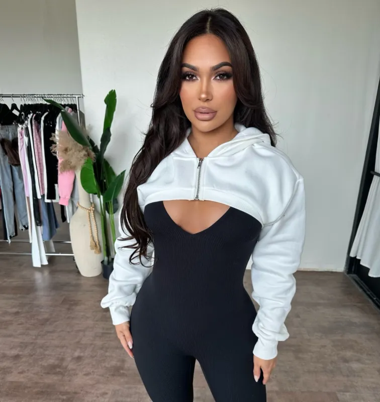 Jenny Cropped Cardigan(White) sold by OOTDFash