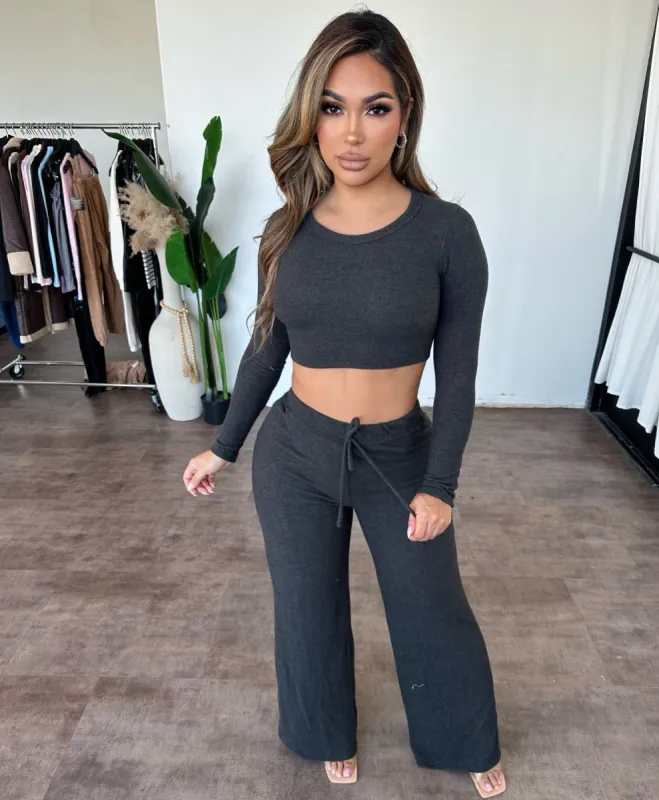 Gia Set(Charcoal) sold by OOTDFash