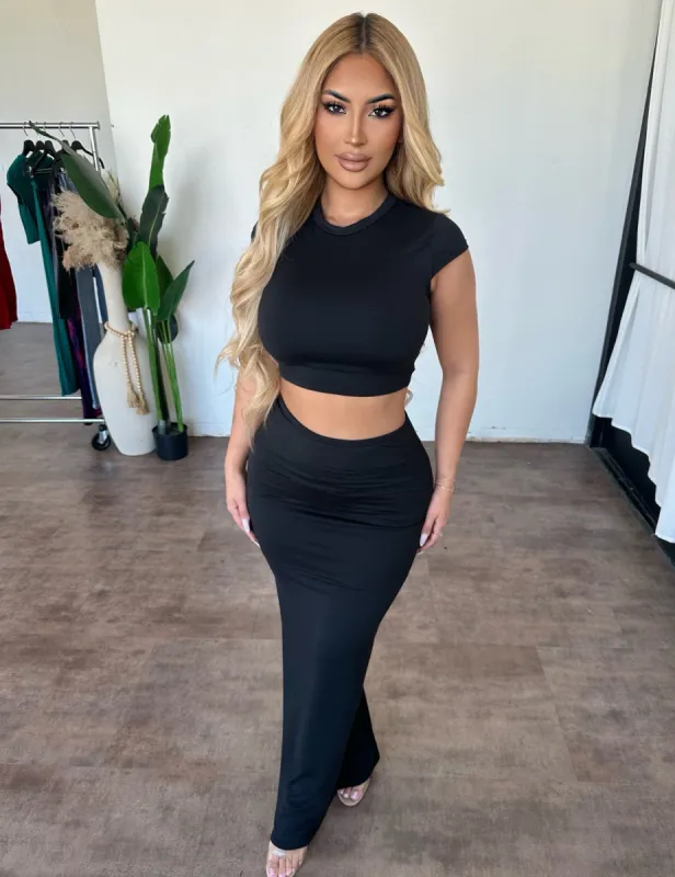 Blyana Set (Black) sold by OOTDFash