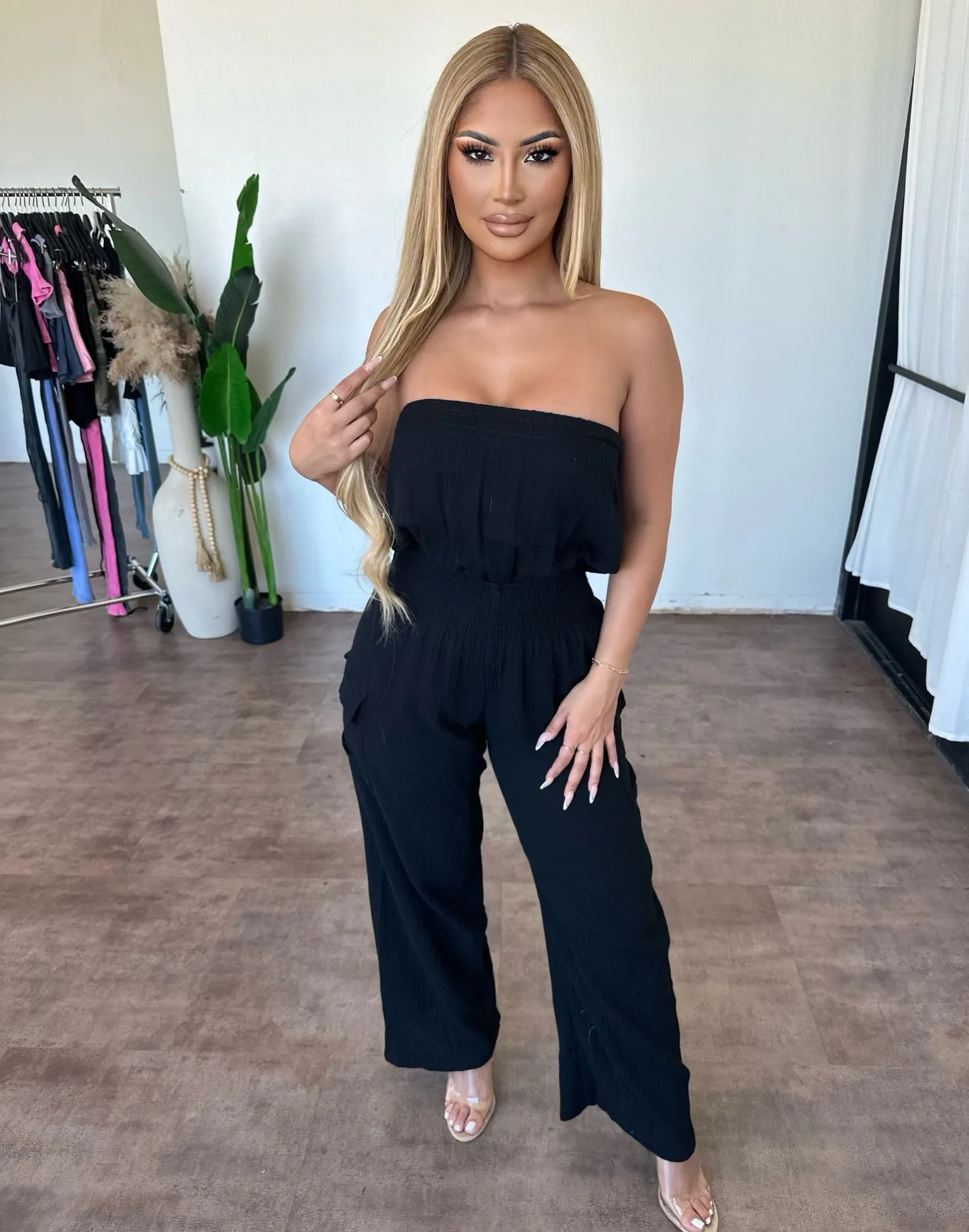 Mariza Jumpsuit (Black) sold by OOTDFash