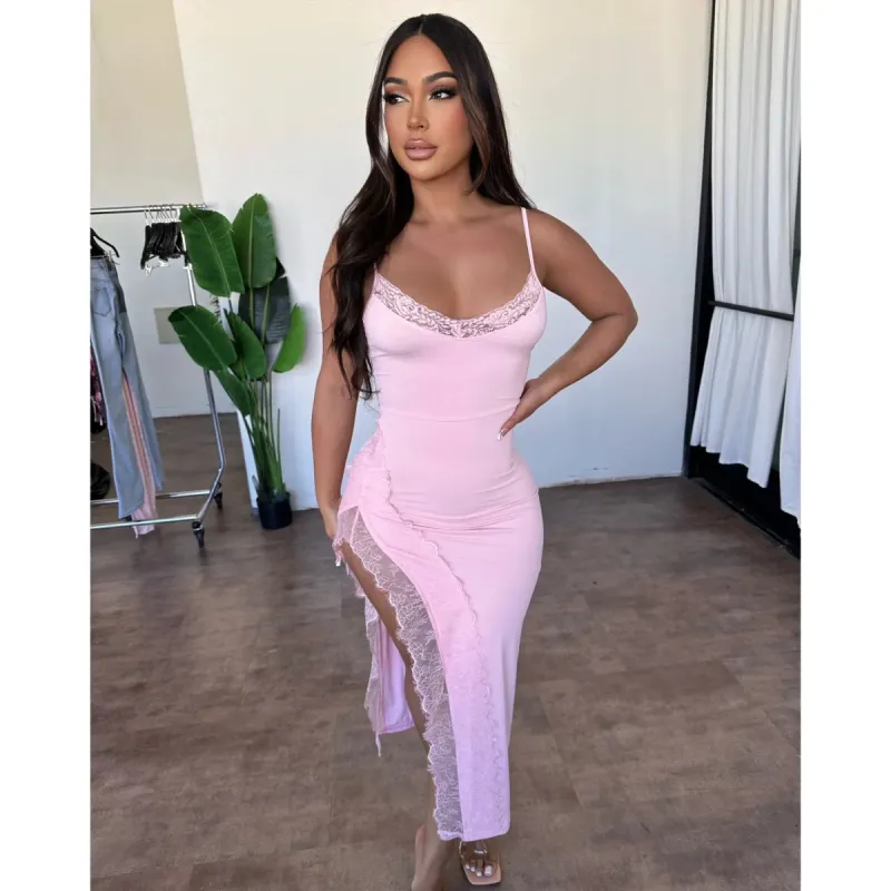 Heather Dress (pink) sold by OOTDFash