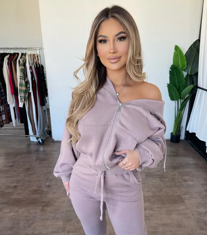 Karla Hoodie(Rosy Brown) sold by OOTDFash