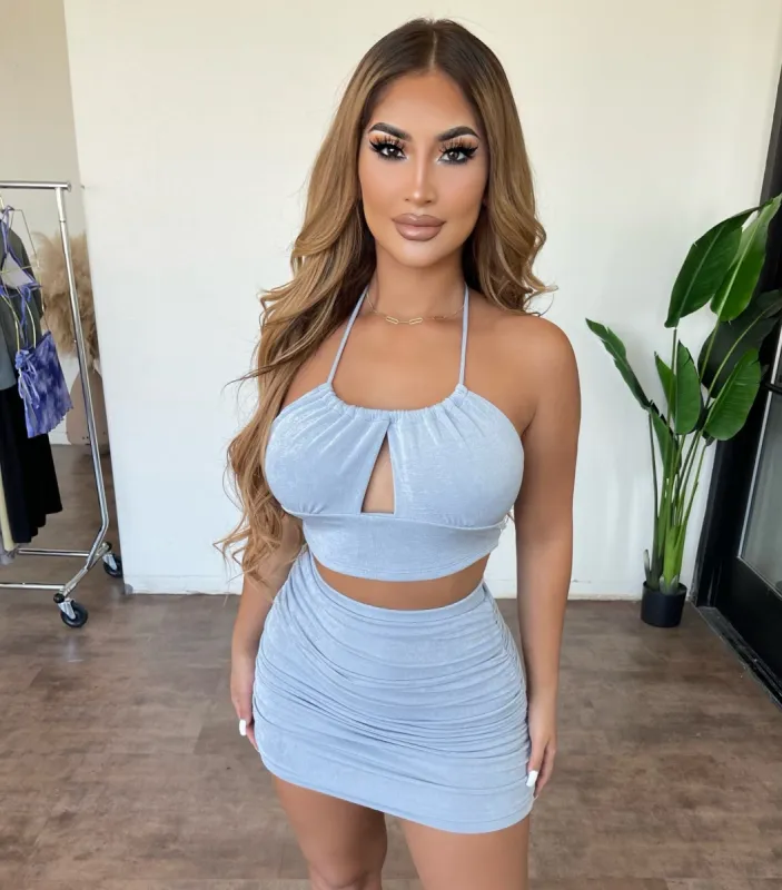 Camila 2 Piece Set(Light Blue) sold by OOTDFash