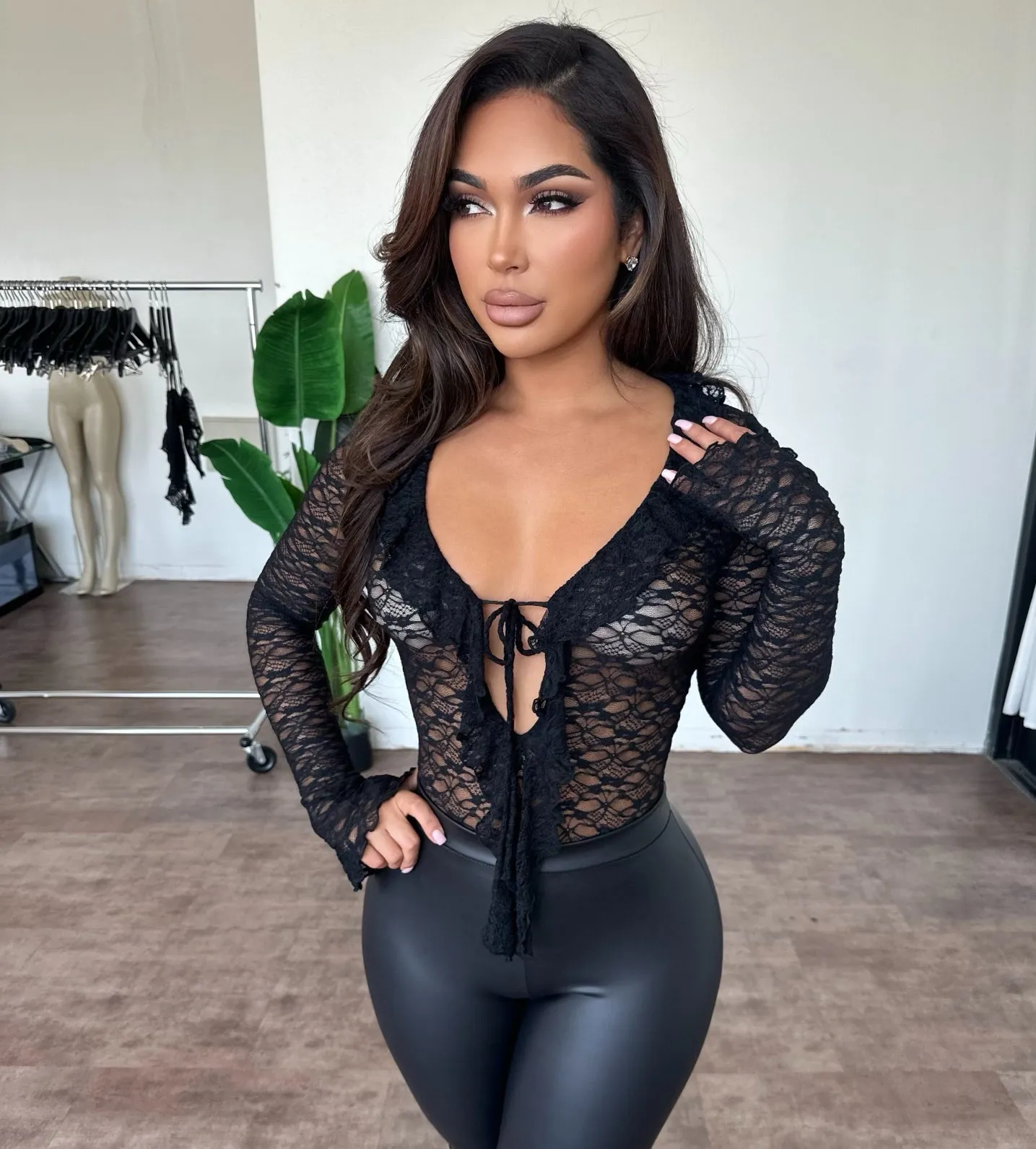 Tammy Bodysuit (Black) sold by OOTDFash
