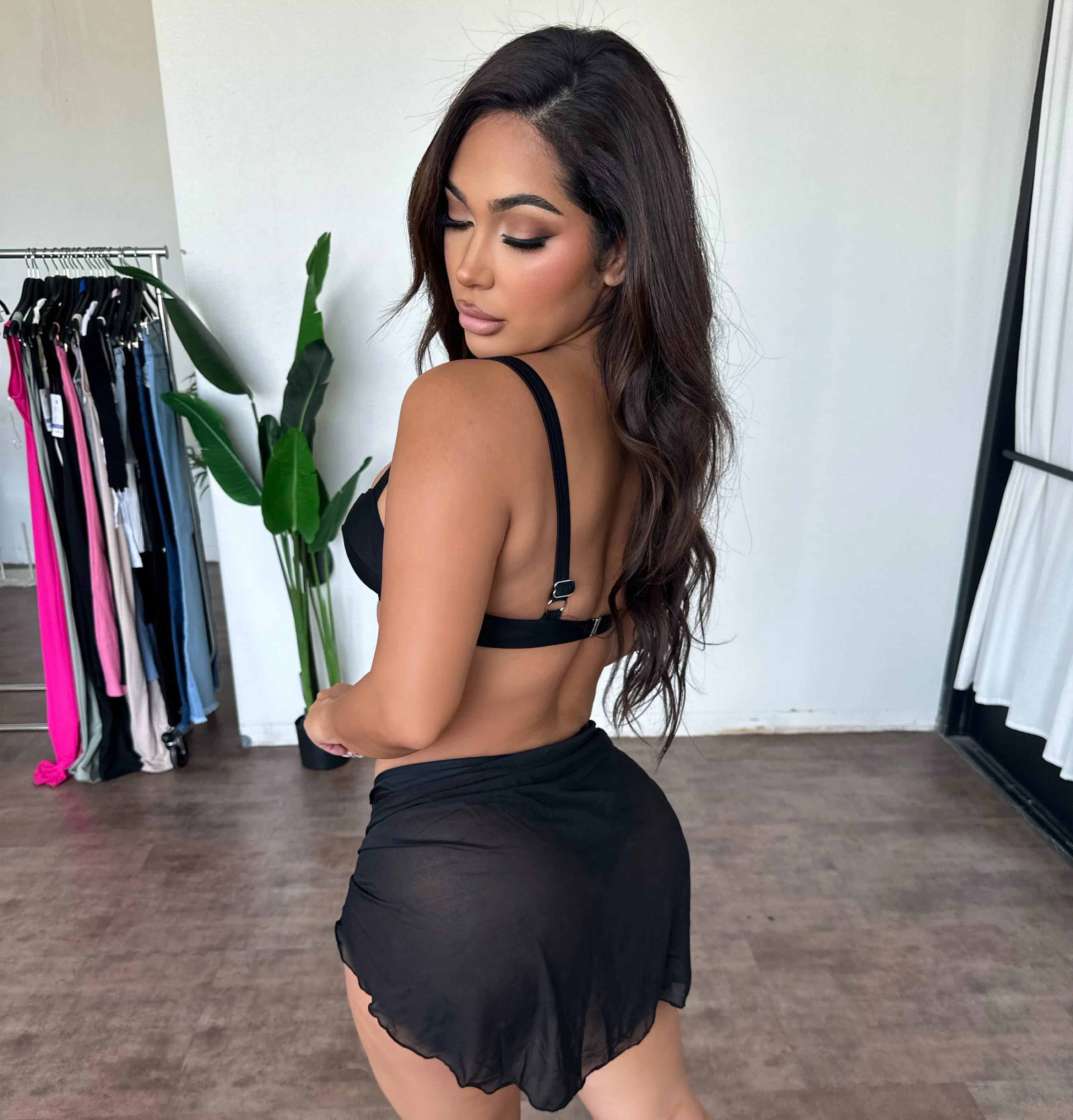 Brenda 3 Piece Swimsuit (Black) sold by OOTDFash product image thumbnail 2