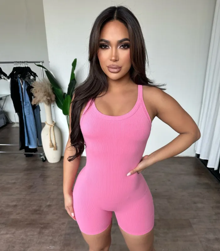 Ashley Romper (Pink) sold by OOTDFash