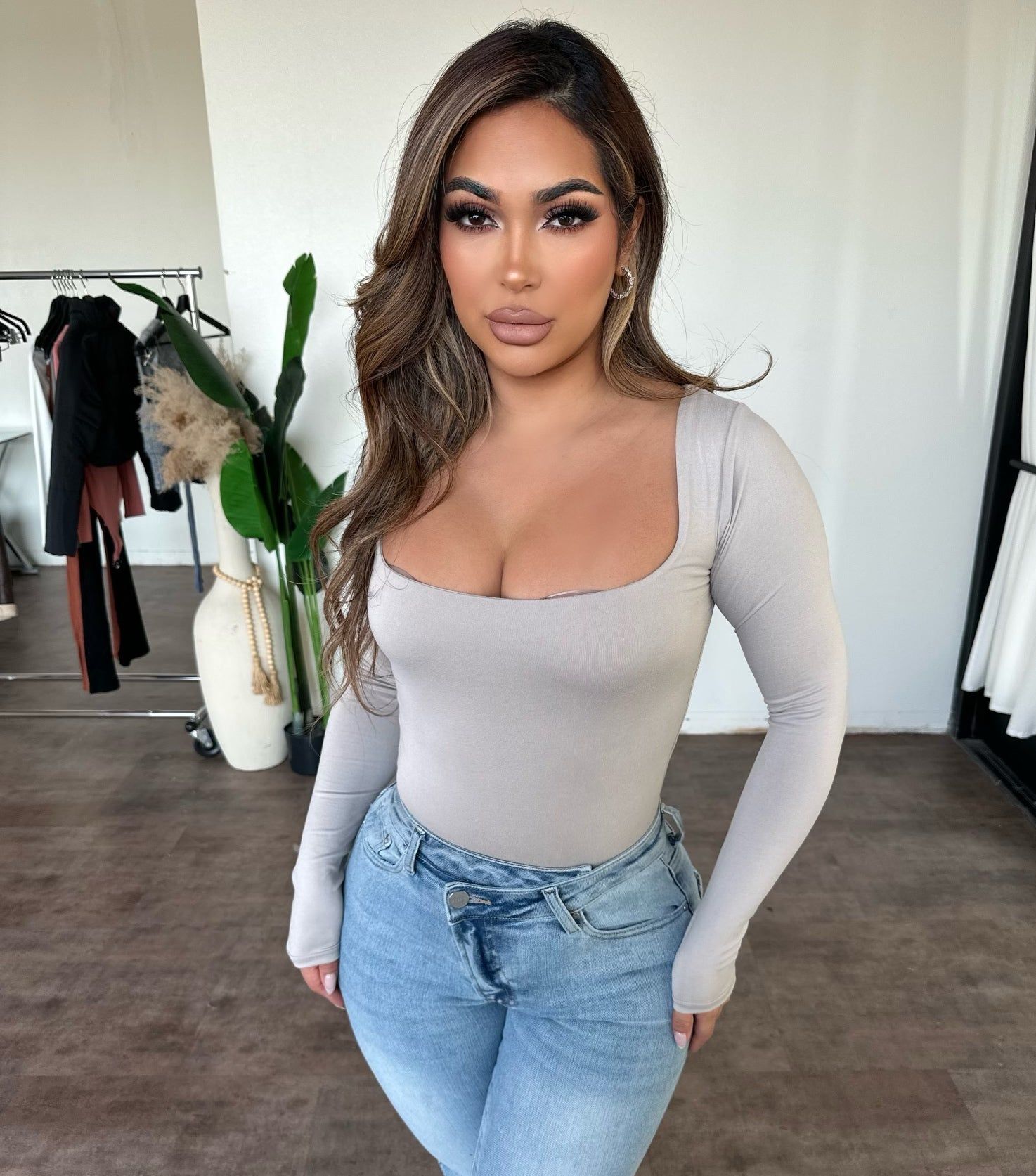 Lily Top (Oatmeal) sold by OOTDFash