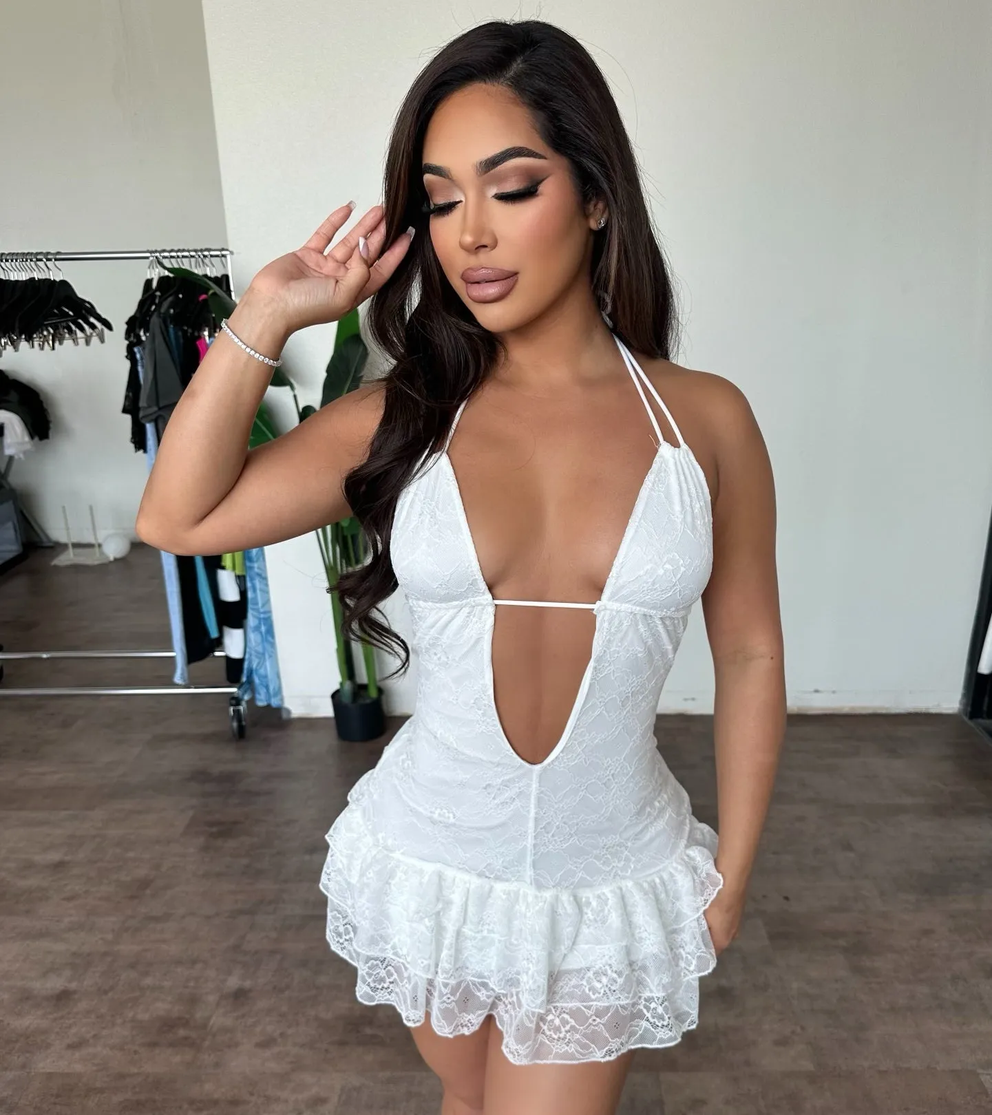 Carissa Dress (White) sold by OOTDFash