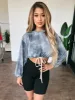 Mark Tie Dye Hoodie(Blue Grey) sold by OOTDFash