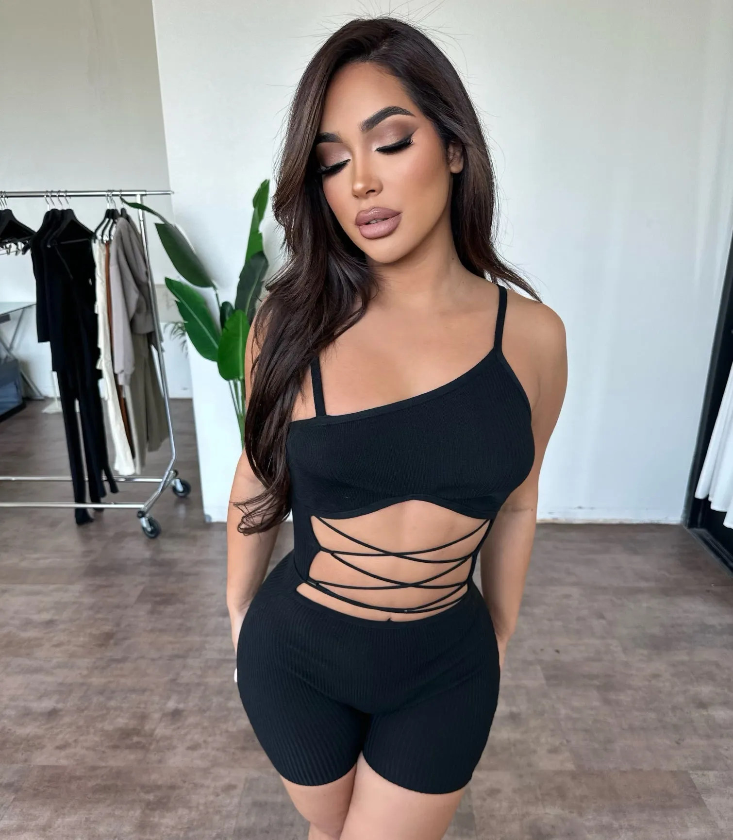 Yulica Romper(Black) sold by OOTDFash