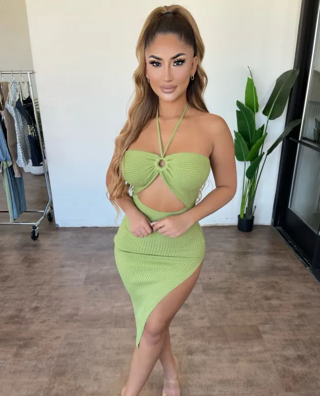 Ursula Dress(Green) sold by OOTDFash