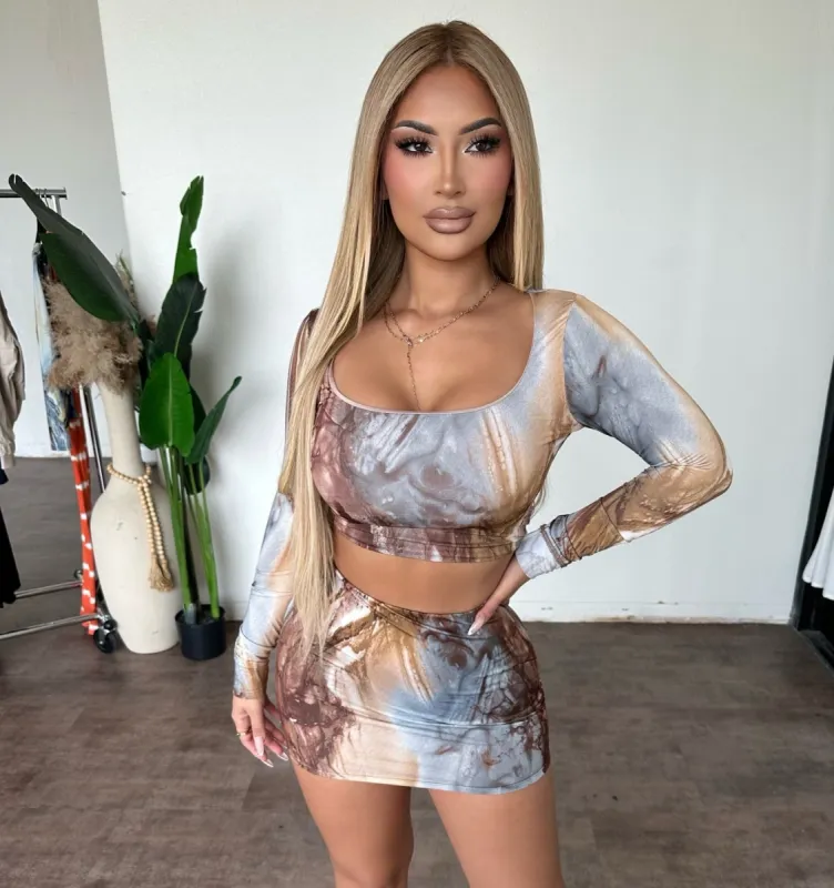 Wendy Set (Brown) sold by OOTDFash