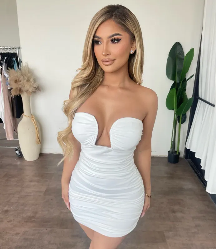 Zuri Dress (White) sold by OOTDFash