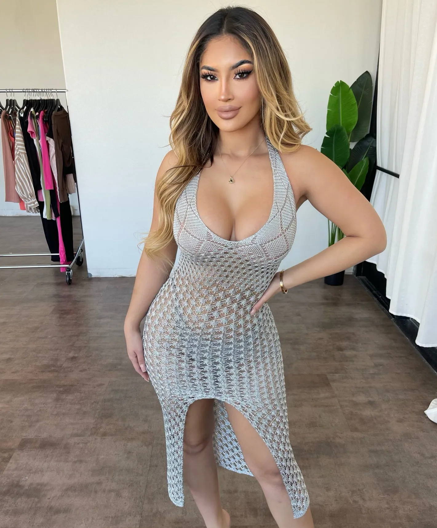 Eliana Dress(Silver) sold by OOTDFash