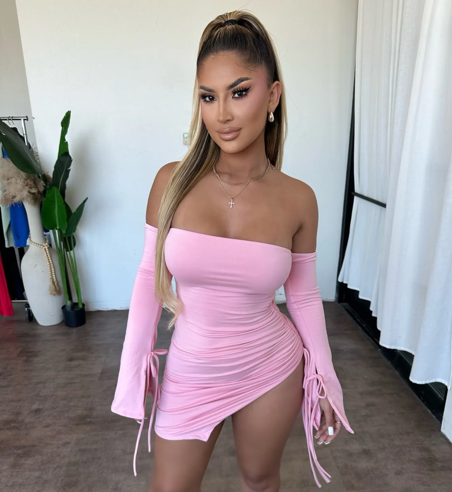 Dora Dress (Pink) sold by OOTDFash