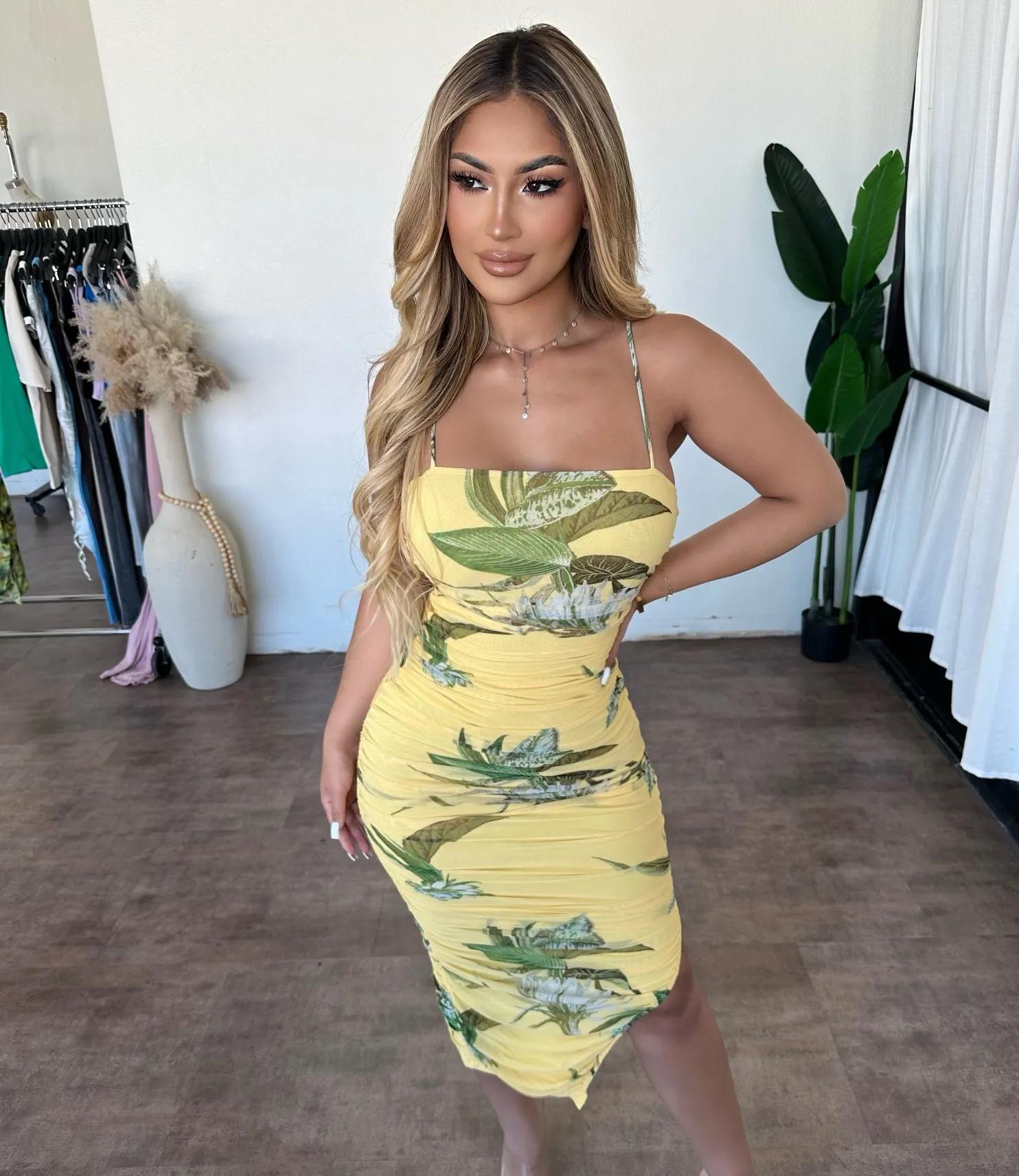 Marie Dress (Yellow) sold by OOTDFash