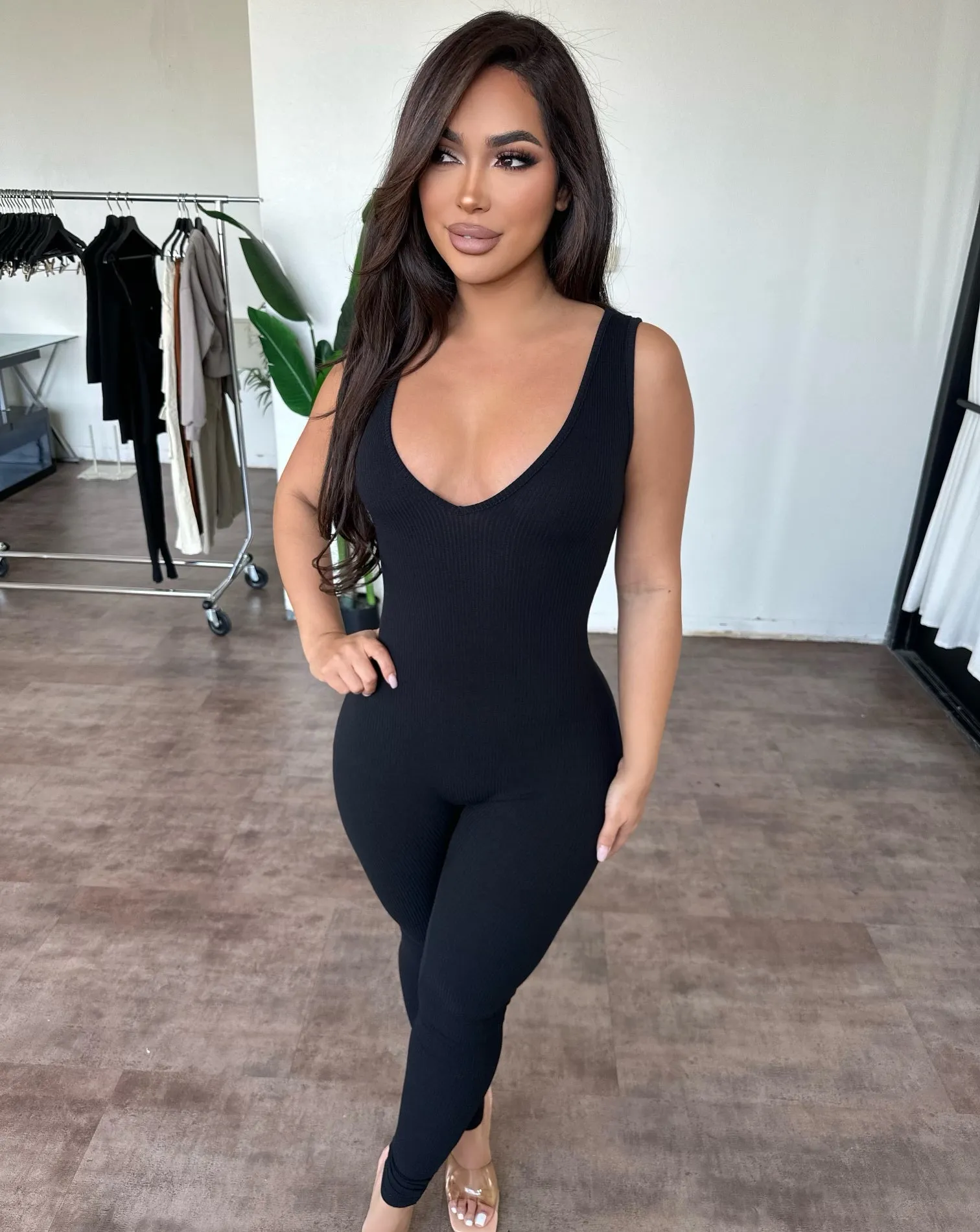 Stephanie Jumpsuit (Black) sold by OOTDFash