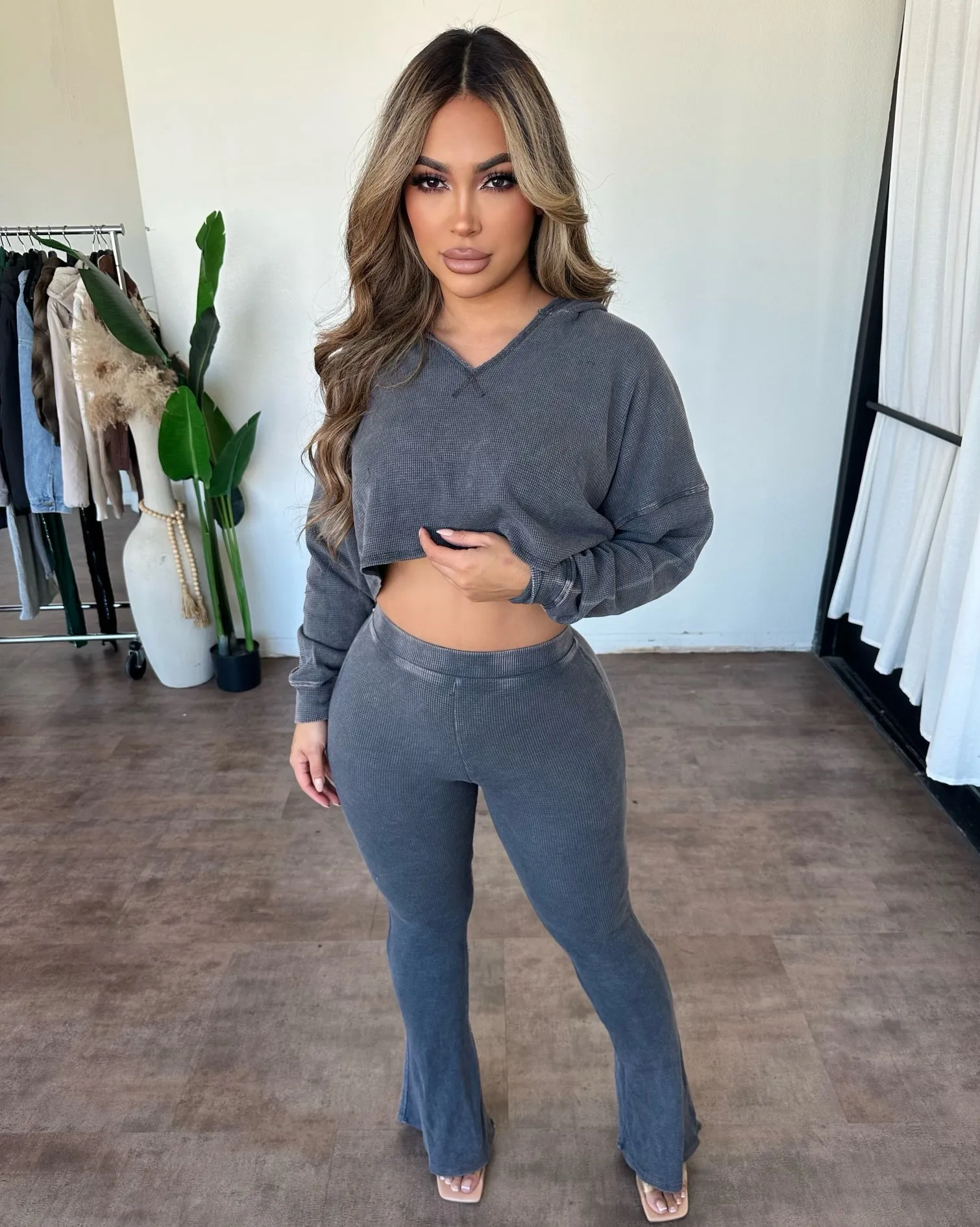 Tiffany 2 Piece Set (Charcoal) sold by OOTDFash