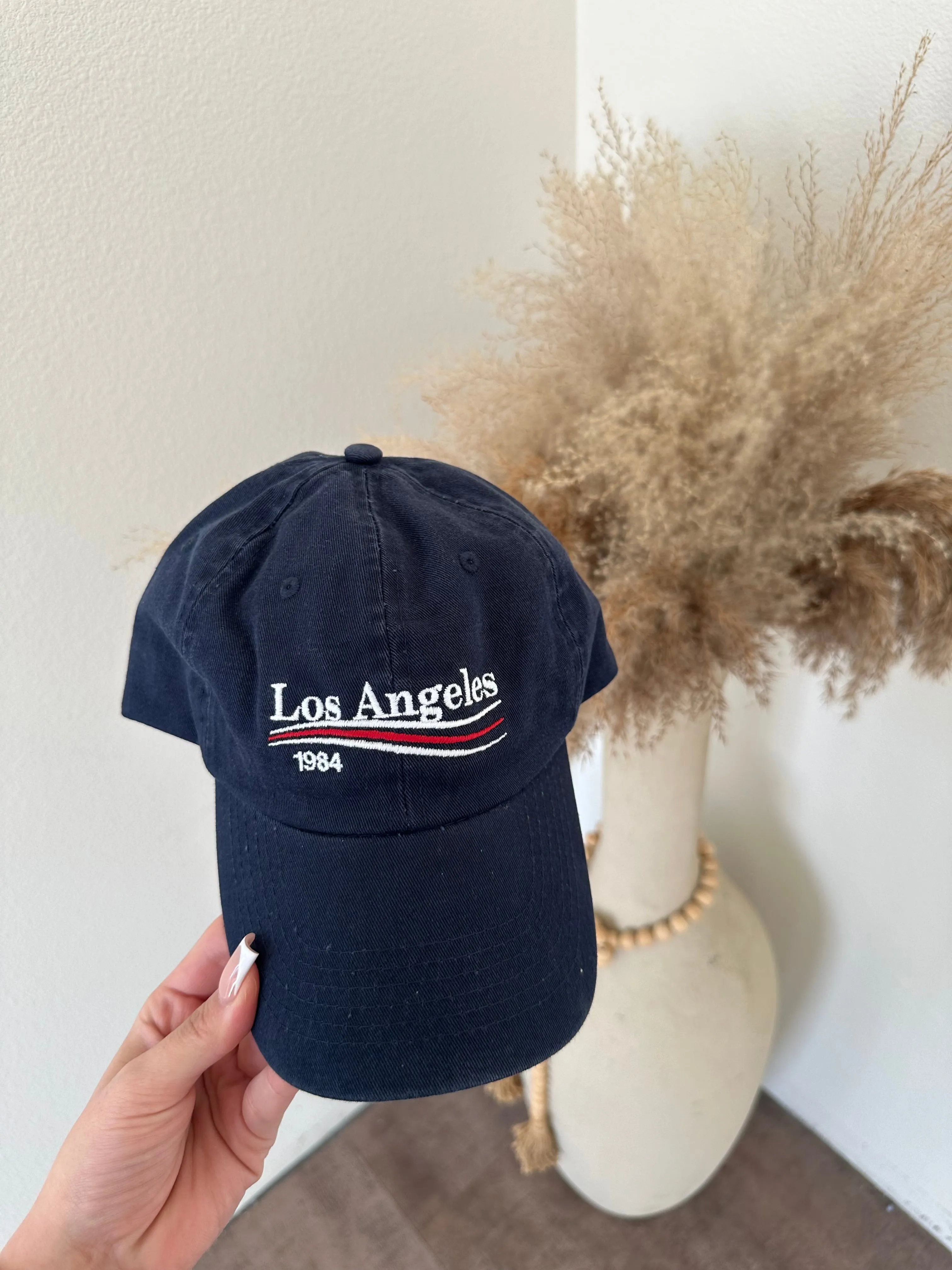 Los Angeles Hat(Navy) sold by OOTDFash
