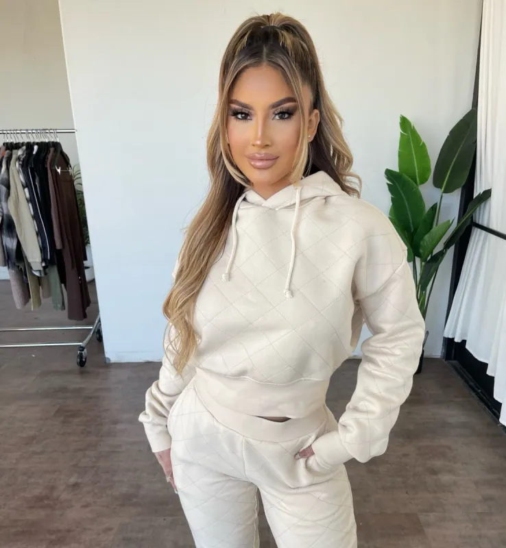 Ayleen Hoodie(Cream) sold by OOTDFash