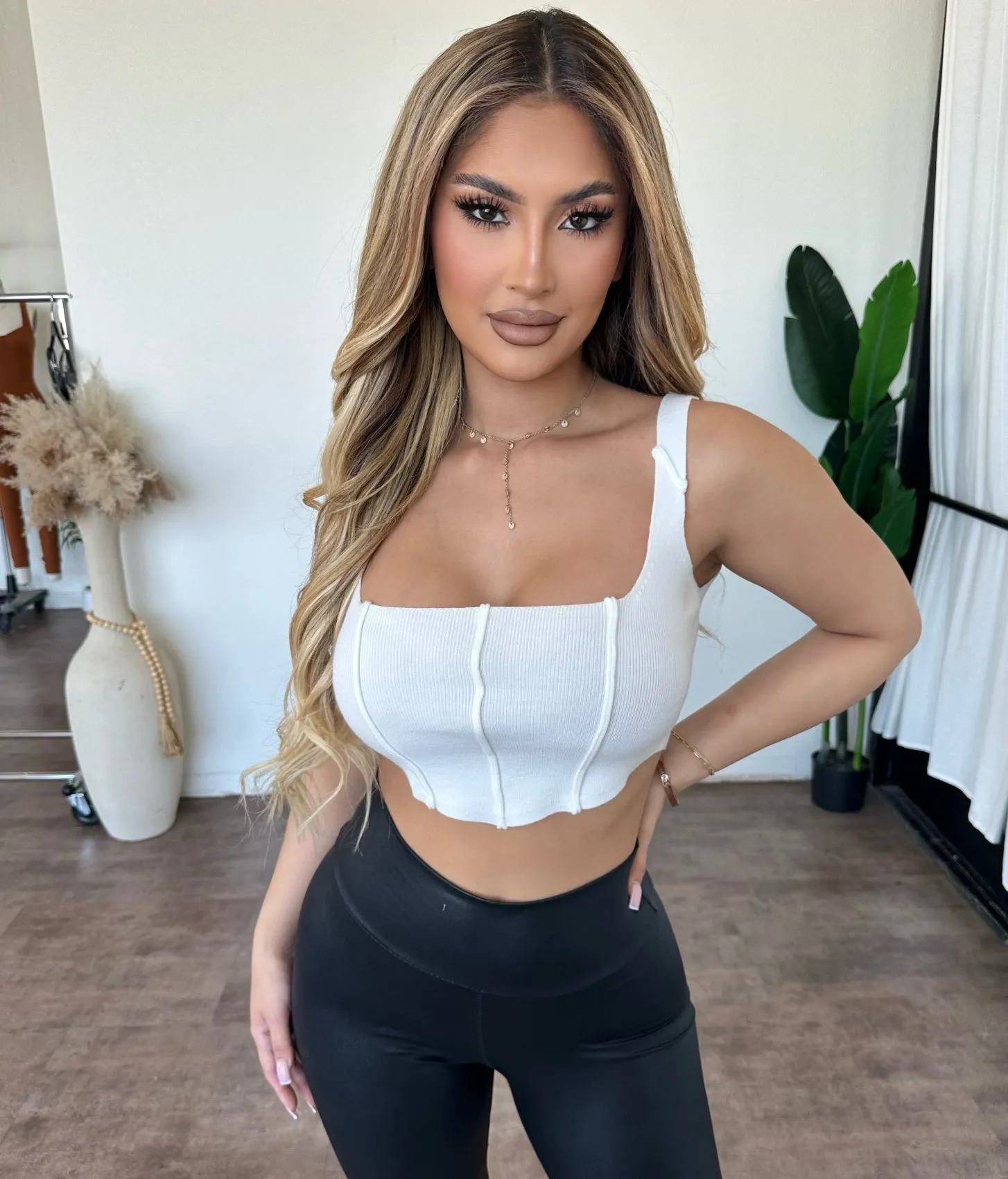 Vicky Top (Ivory) sold by OOTDFash