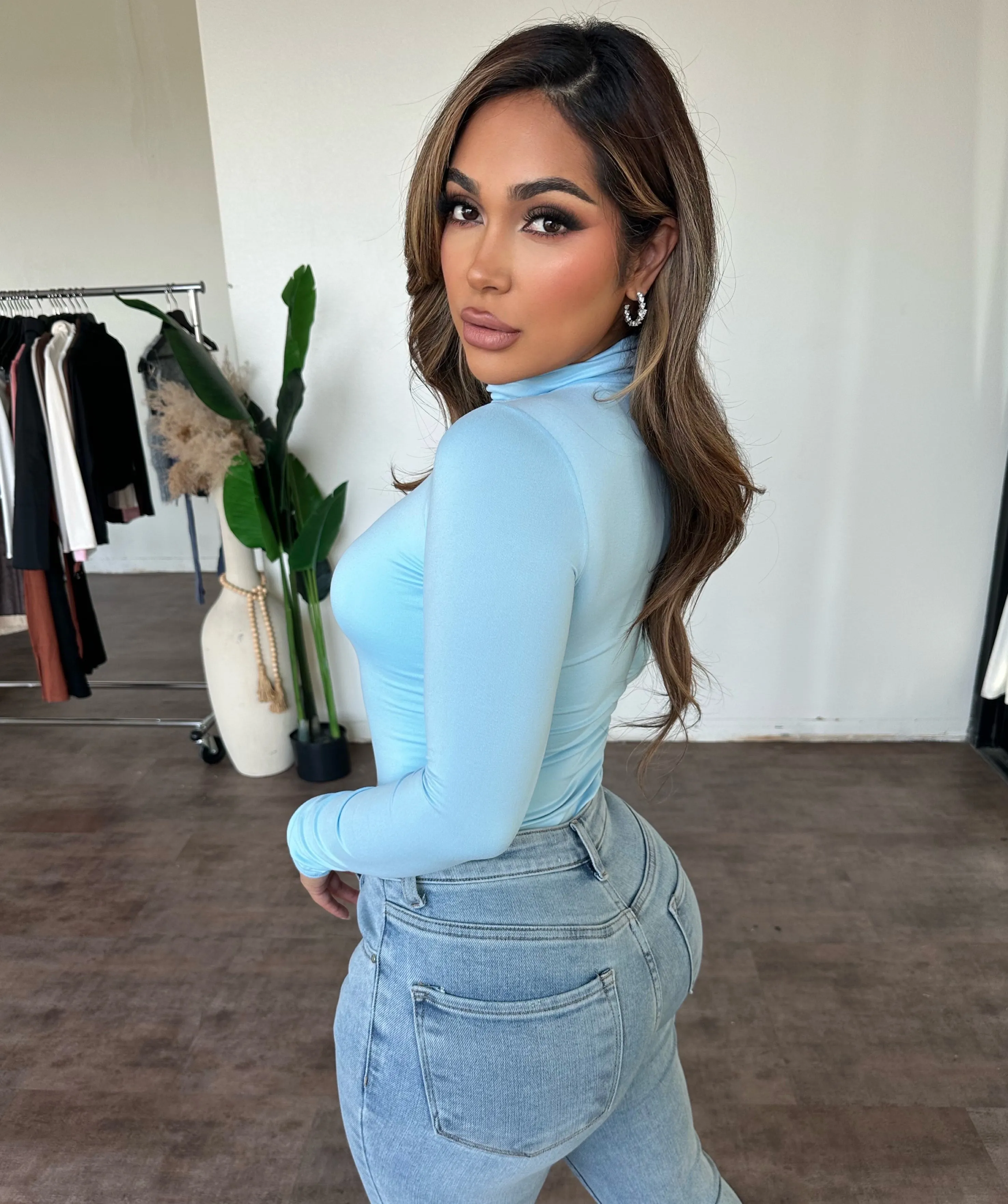 Mia Top (Light Blue) sold by OOTDFash product image thumbnail 2