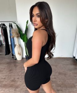 Ashley Romper (Black) sold by OOTDFash