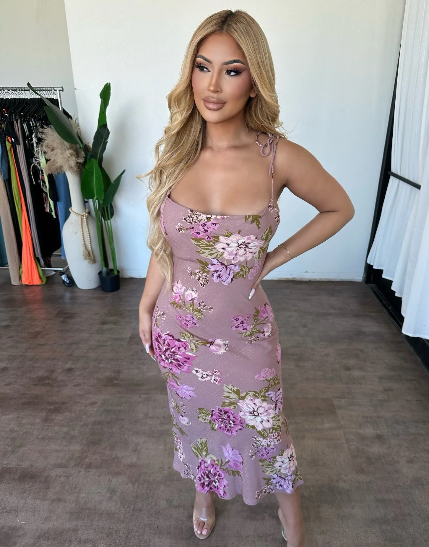 Edith Dress (Purple) sold by OOTDFash