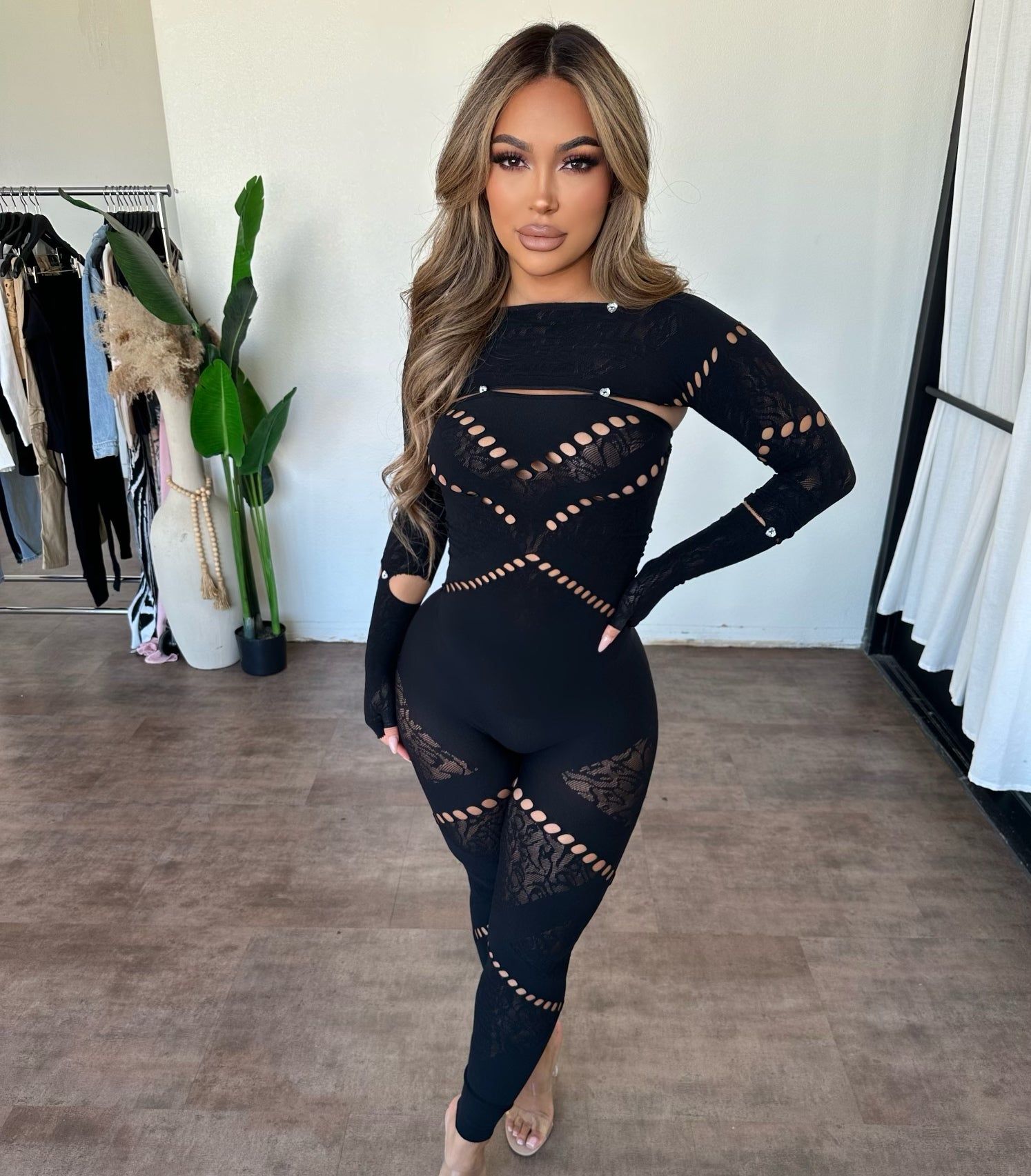 Mila Jumpsuit (Black) sold by OOTDFash