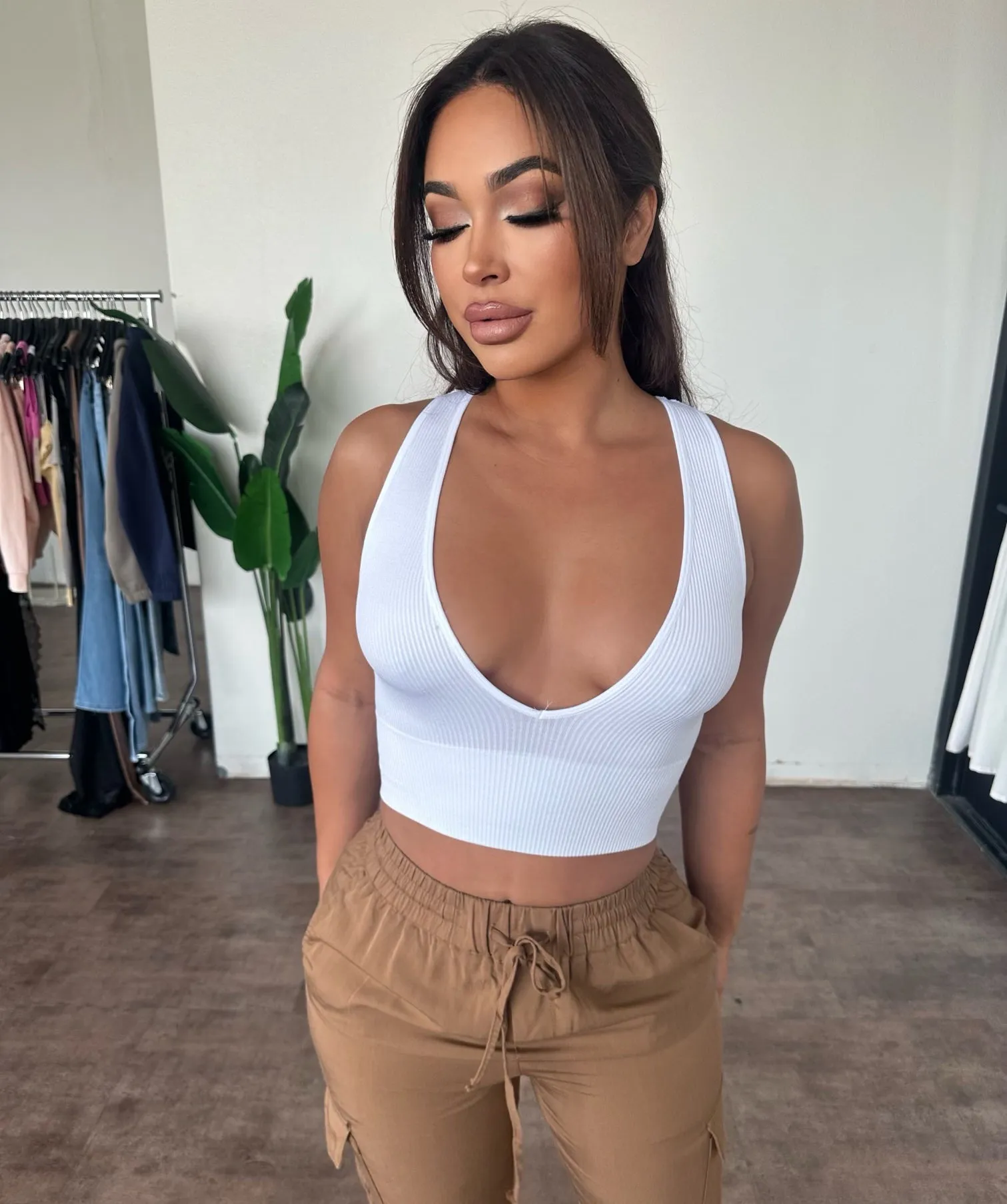 Caitlyn Top (White) sold by OOTDFash