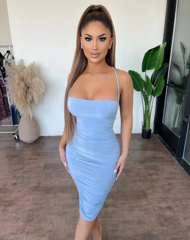 Carolyn Cami Dress(Serenity) sold by OOTDFash