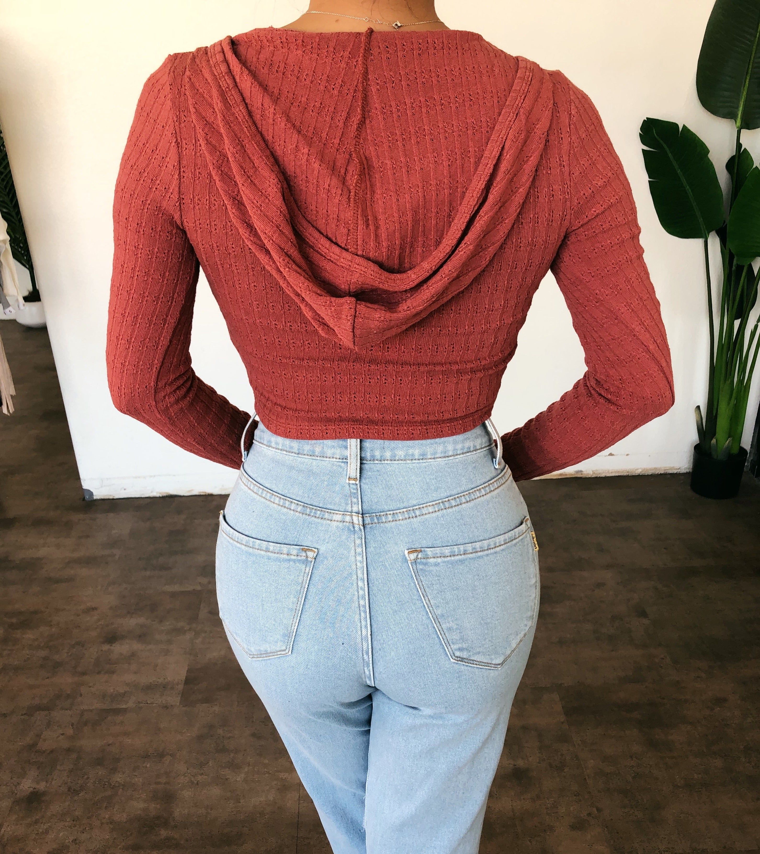 Liberty Hoodie Top(Brick)(FINAL SALE) sold by OOTDFash product image thumbnail 2