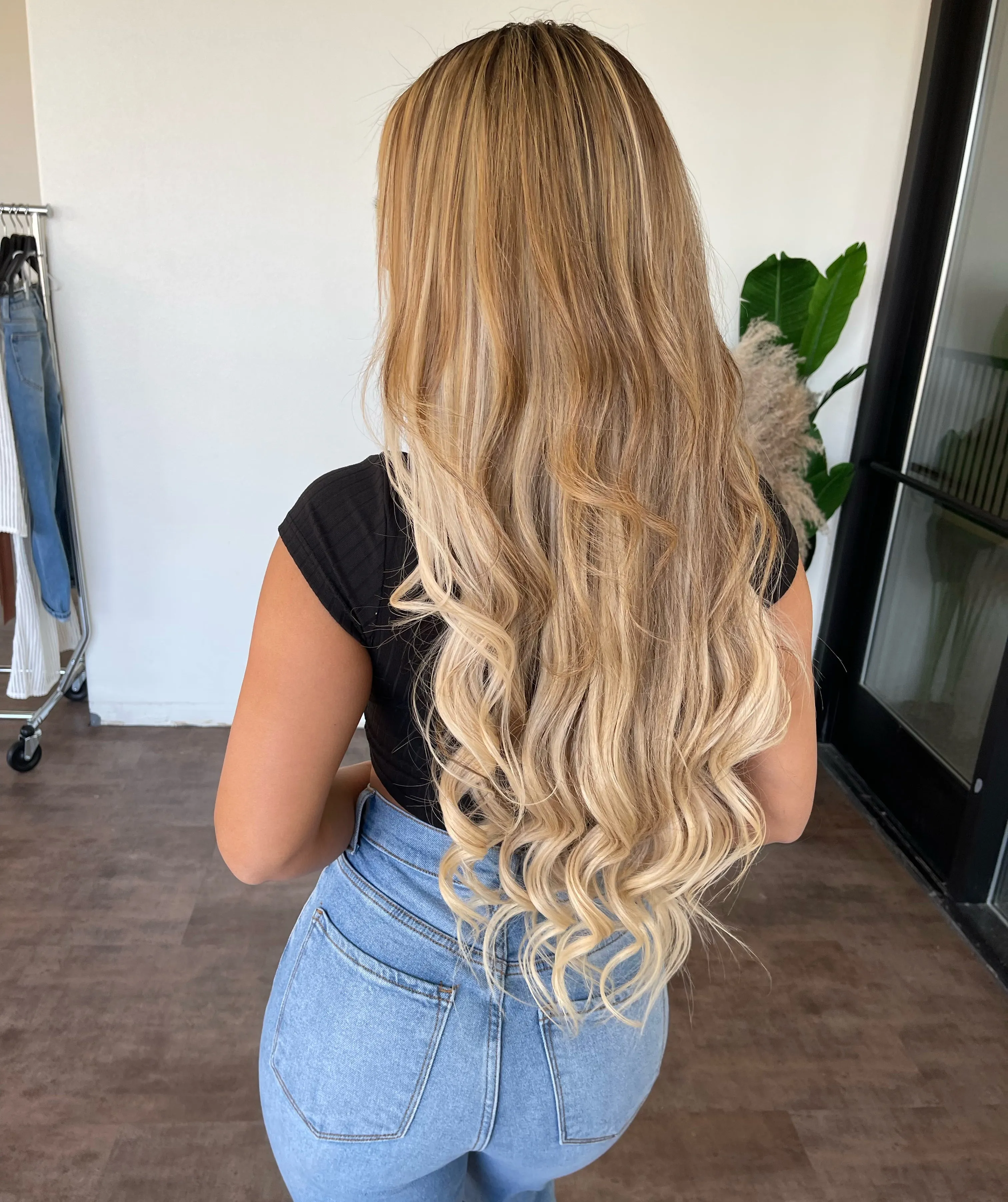 Reese Short Sleeve V-Neck Top(Black) sold by OOTDFash product image thumbnail 2