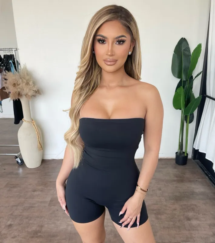 Isla Romper (Black) sold by OOTDFash