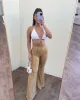 Zadie Pants (Beige/brown) sold by OOTDFash