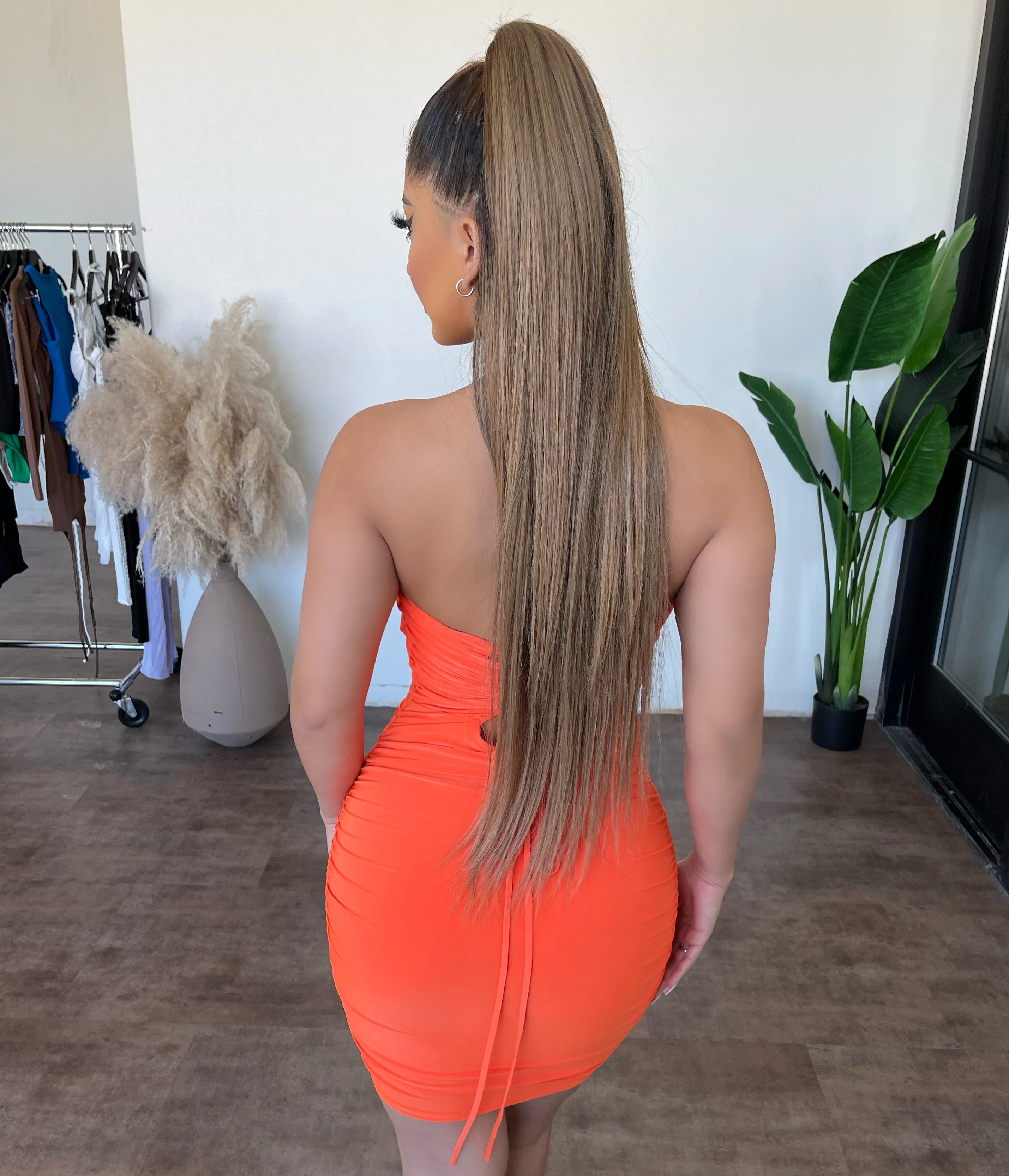 Maya Dress(Tangerine) sold by OOTDFash product image thumbnail 2