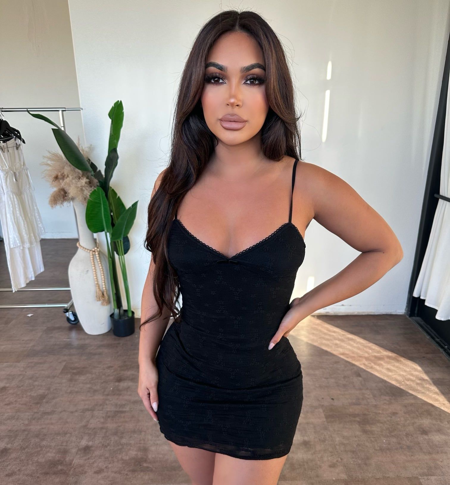 Delilah Dress (Black) sold by OOTDFash