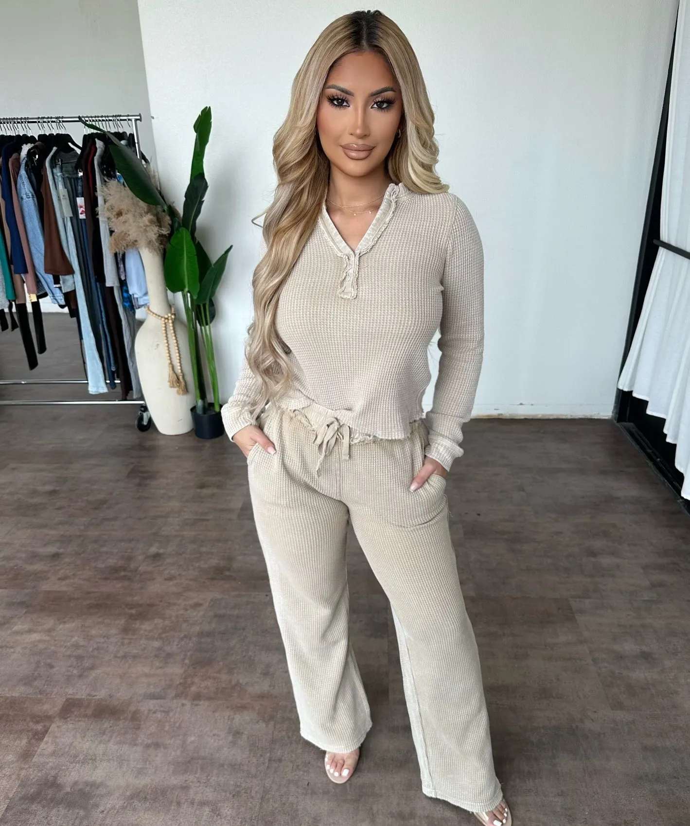 Edith Pants (Taupe) sold by OOTDFash